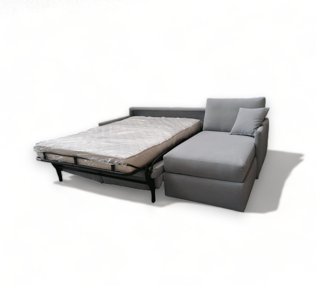 Comfy sofa with chaise, 14 or 18cm thick mattress options