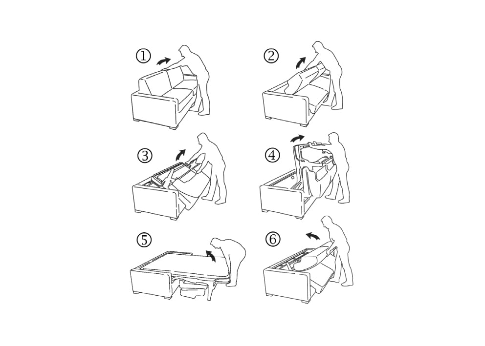 How to open your Bonbon Comfy Lux sofa bed
