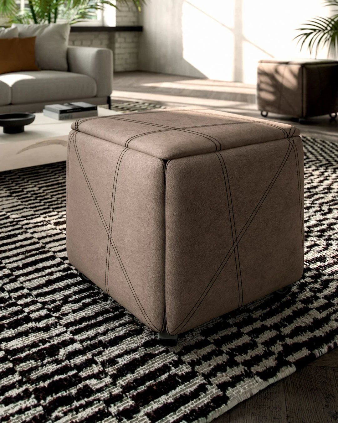 Cubix pouf, seating