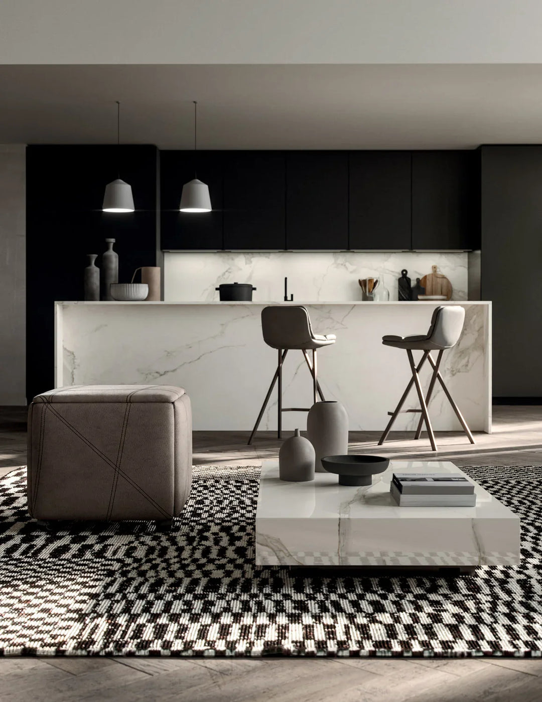 Box coffee to dining table 