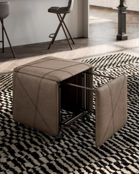 CUBIX OTTOMAN  that split into 5 seats