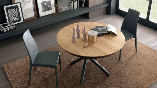 BB Round extendable dining Table
