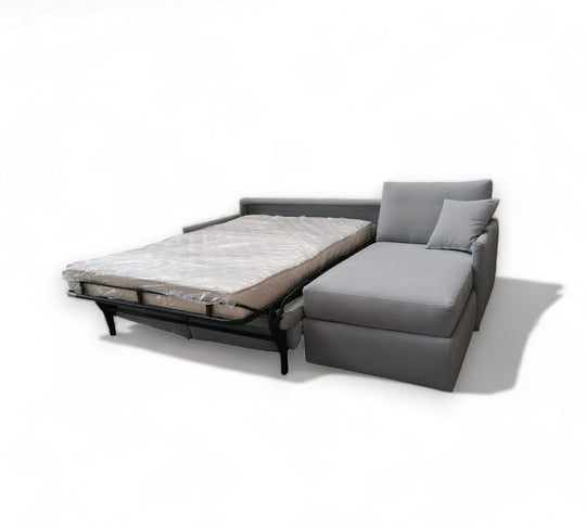 Comfy Lux sofa bed with chaise open