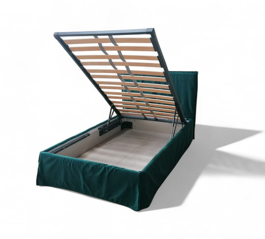 Shabby Ottoman bed 120 small double storage bed
