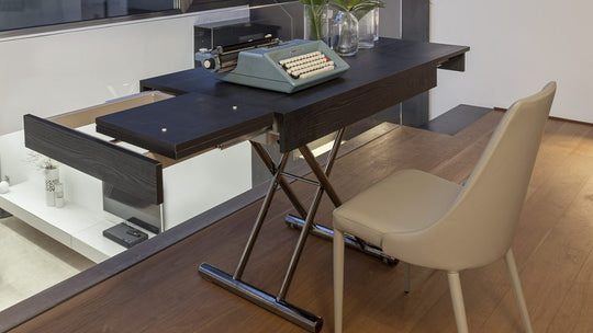 Boxy Small liftable and extendable coffee to office table