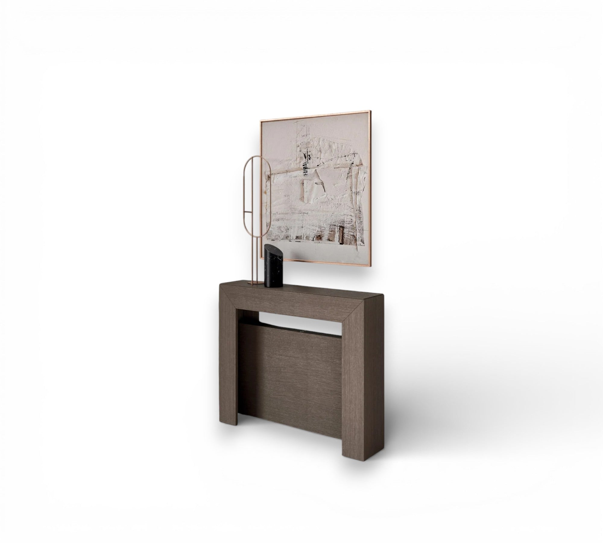 Minux extendable console table | very thin, only 20 cm deep | London ...
