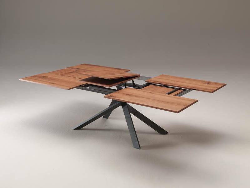 4X4 dining table, extendable dining table 