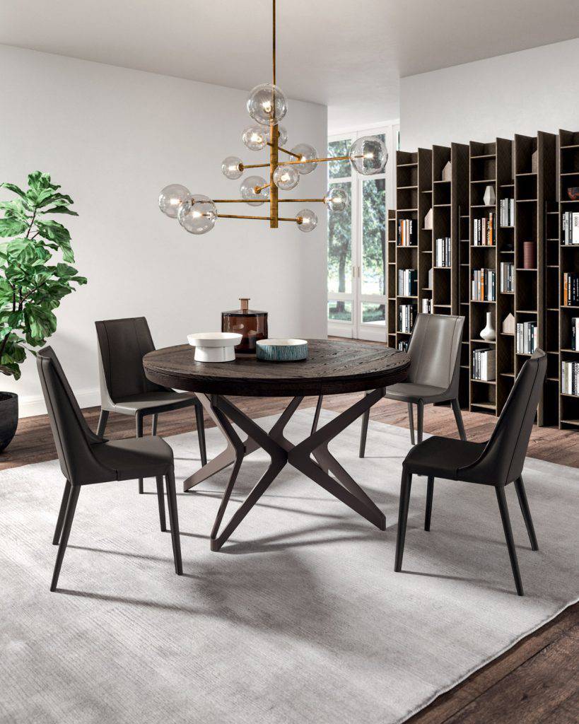 Big Round, Extendable dining table 