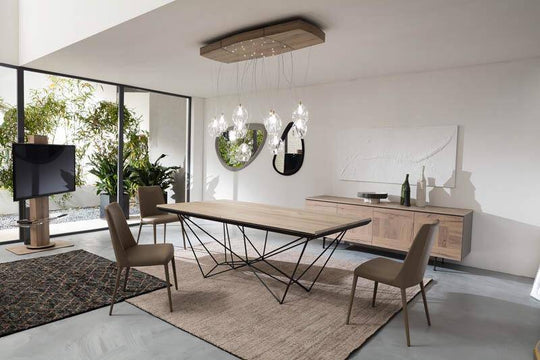 Fil 8, extendable dining table 